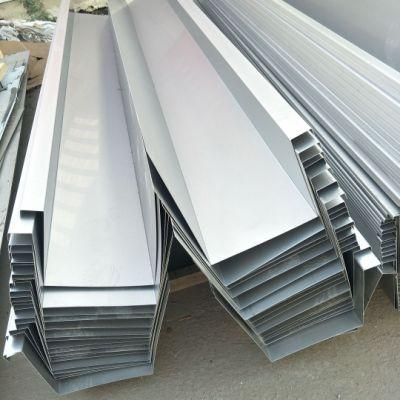 Standing Seam Roofing Sheets, Metal Building Materials Bending Roof Gutter Stainless Steel Roof Gutter Metal