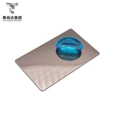 Cold Rolled AISI 410 A240 A480 A554 A276 No. 1 2b Ba No. 4 8K Super Mirrior Hairline Hl Stainless Flat Steel Sheet Stainless Steel Cookware
