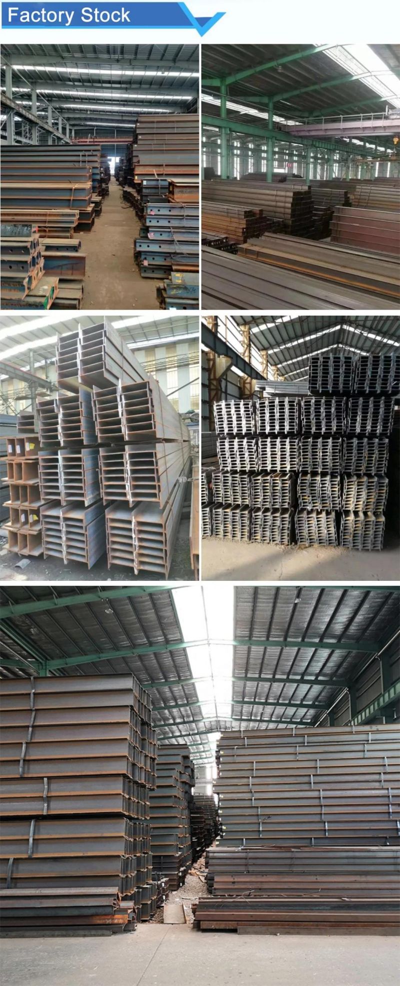 High Quality A36 S235jr S275jr Q235 Ss400 S355jr Structural Beam Steel H-Beams ASTM AISI Hot Rolled Iron Carbon Steel I-Beams