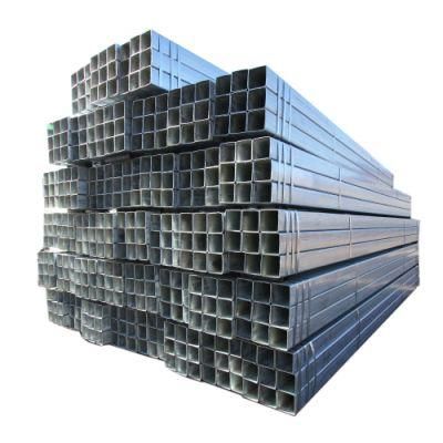 ASTM A500 Welding 80X80mm Hot DIP Gi Mild Steel Square Pipe Zinc Coated Galvanized Tube