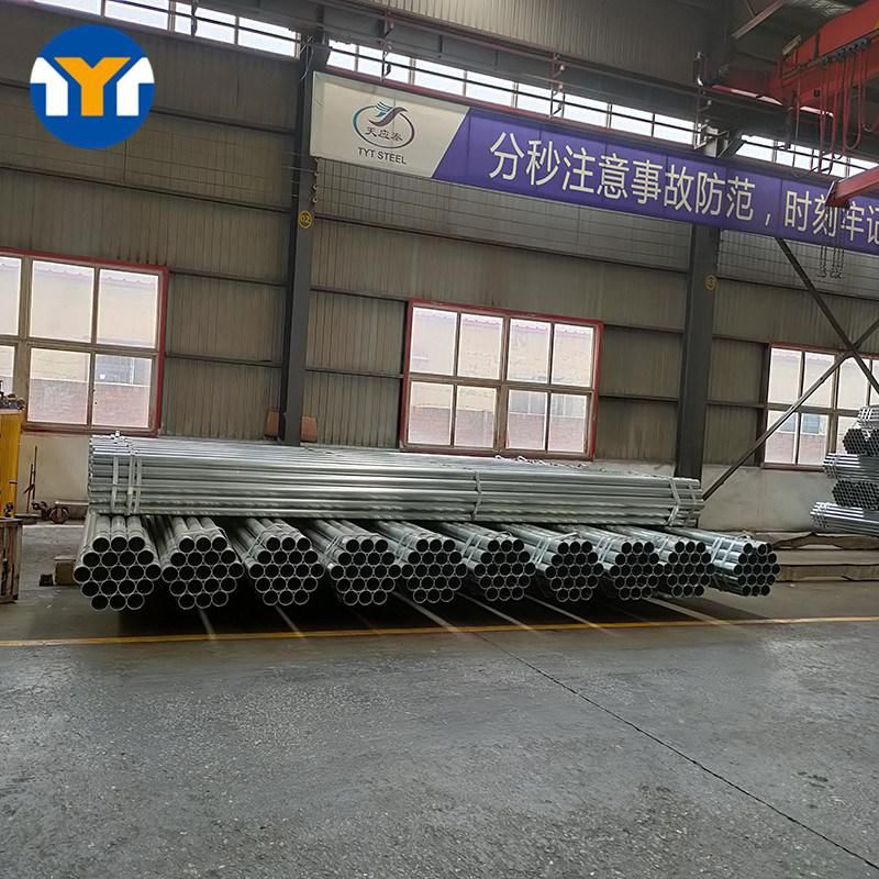 1 Inch Carbon Steel Pipe ERW Pre Galvanized Round Gi Pipe