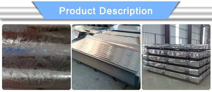 Roofing Materials Gi Zinc Corrugated Roofing Sheet Galvanized Steel Plate
