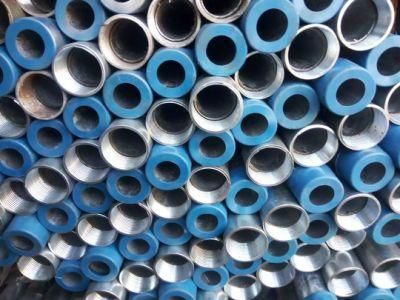 Hot DIP Galvanized Steel Pipes, Galvanized Gr. B ERW Tubes for Cold Water DN80 DN40 DN25
