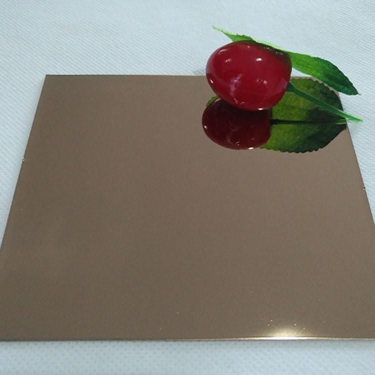 Manufacturing PVD Coating 430 Mirror Etched Stainless Steel Elevator Decorative Sheet Panel