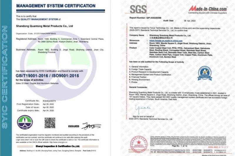 0.12-2.0mm*600-1500mm 430 Stainless Steel Pipe