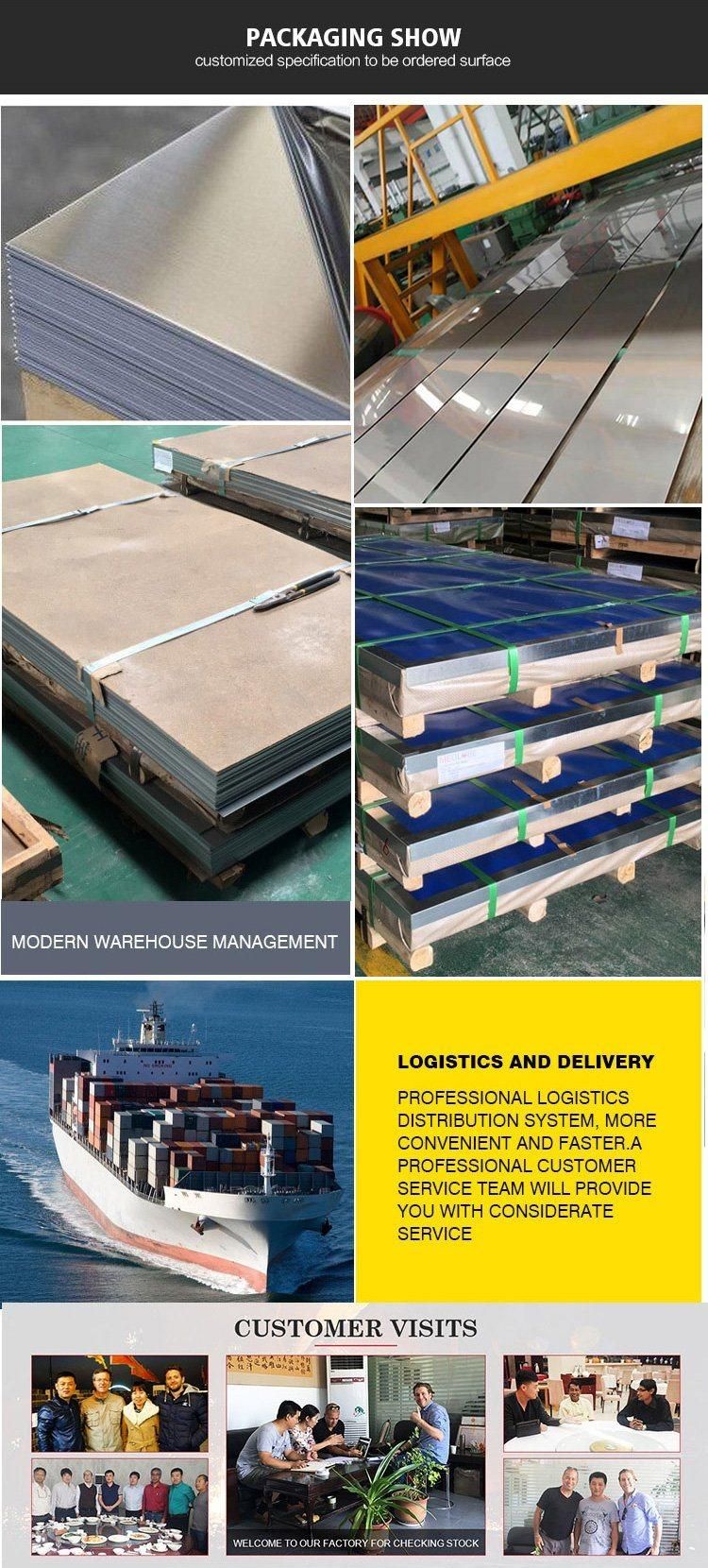 Grade 201 202 AISI 304 304L 316 316L 316ti Stainless Steel Sheet for Construction