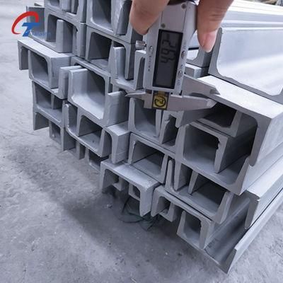 201 316 Telescopic Cold Formed C Channel Steel Section Sizes SUS 304 Stainless Steel C Channel