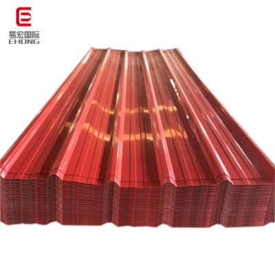 Corrugated Steel Sheet PPGI Sheet Color Prepainted Corrugated Metal Steel PPGI Steel Roofing Sheet