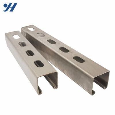 Different Sizes Galvanized Steel Unistrut Channel Dimensions 41X41X2.5 mm