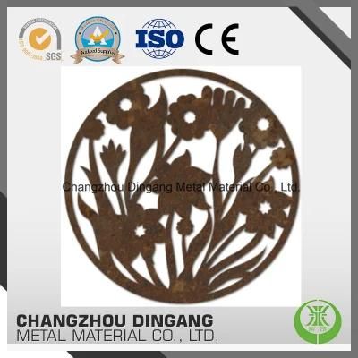 laser Inscription Corten Steel Plate