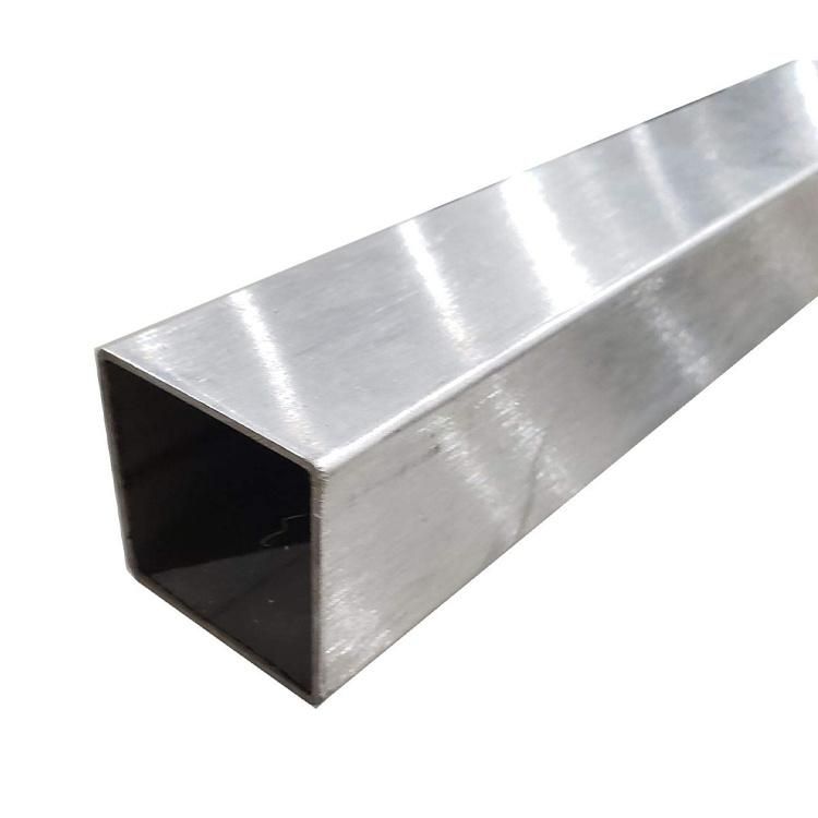 Stainless Steel Square Pipe Hairline Surface 304 316 Stainless Steel Square Tube for Decorative Application Price