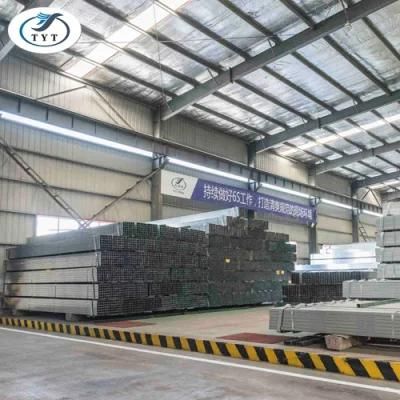 Hot Dipped Gi Square Steel Pipe Carbon Material Tianjin Manufacture