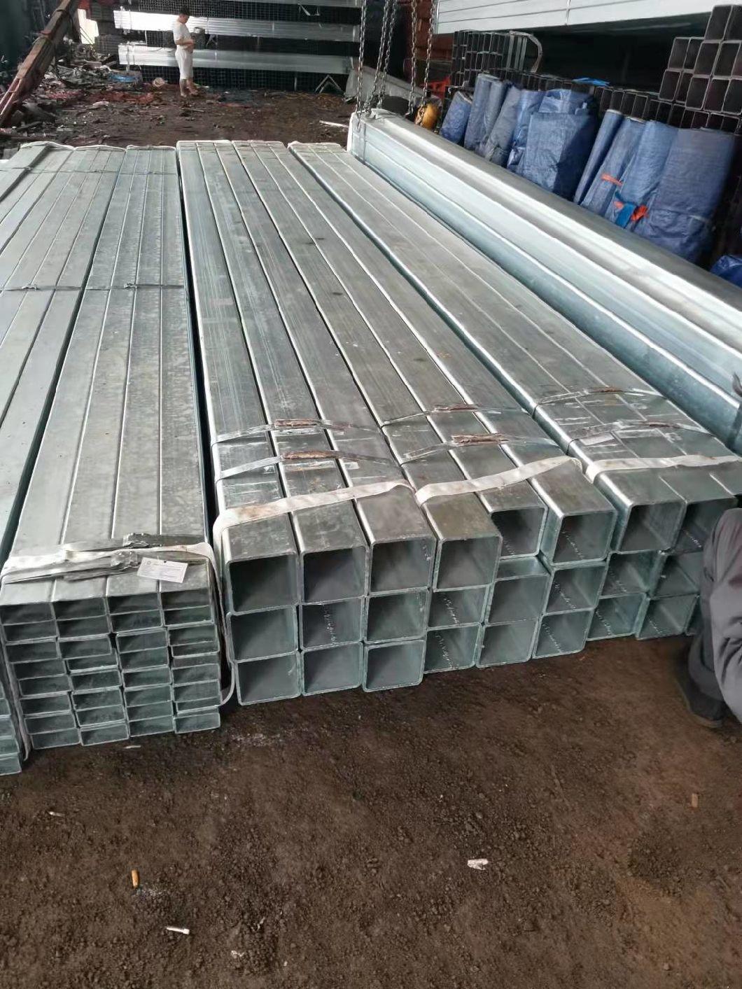 China Black Square Steel Pipe Black Iron Square Tube Galvanized Square Tube