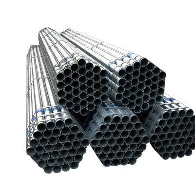 Hot DIP Galvanized Round Steel Pipe / Gi Pipe Pre Galvanized Steel Pipe Galvanized Tube