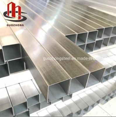 JIS SUS201 SUS202 SUS304 SUS316 SUS316L Square Round Rectangle Stainless Steel Tube