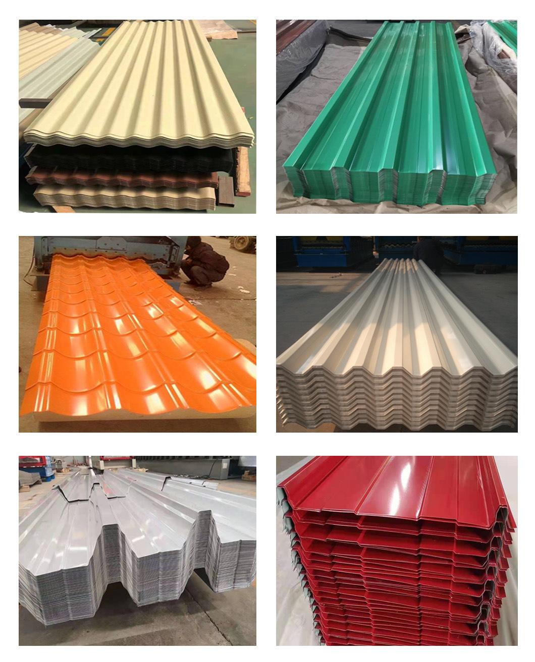 A1050 A1060 Colored Aluminium Corrugated Roofing Sheet