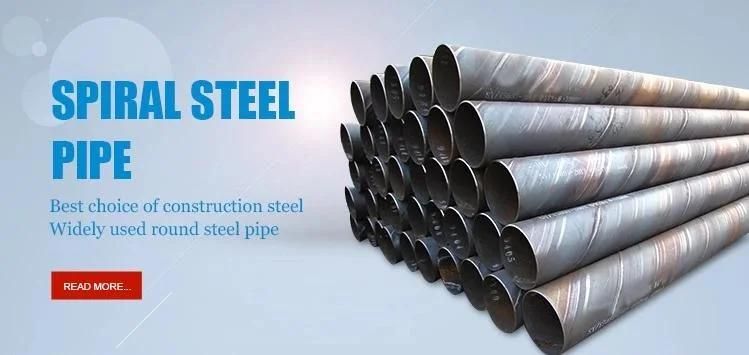 Spiral Welded Carbon Steel Pipe API 5L Natural Gas Uses Spiral Welded SSAW Carbon Steel Pipe for Construction