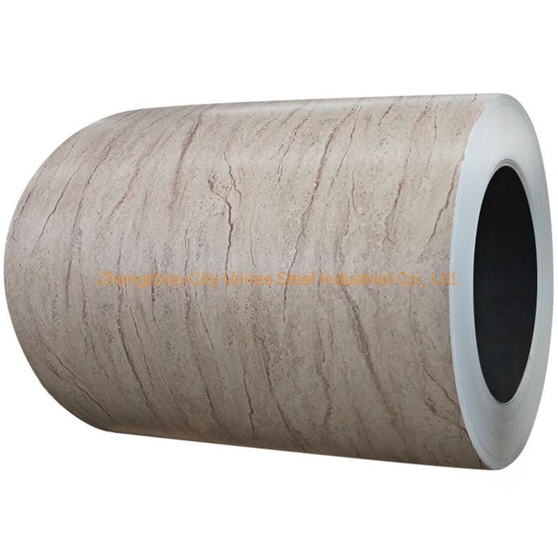 Long Durability Marble Patterns PPGL Color Coated Aluzinc Steel Coil