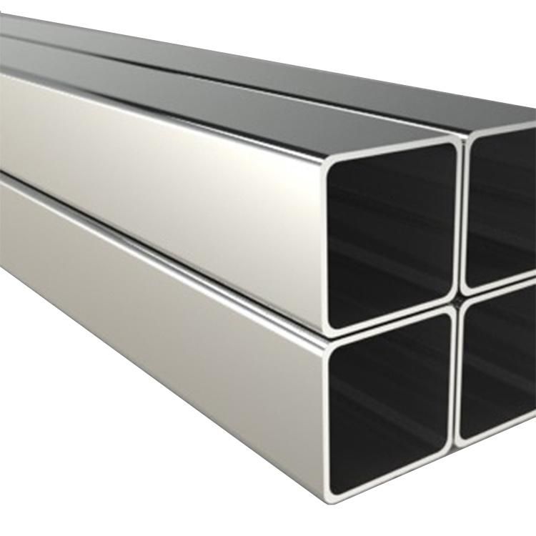 Stainless Steel Square Pipe Hairline Surface 304 316 Stainless Steel Square Tube for Decorative Application Price