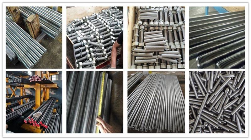 B7 Alloy Steel Plain Finish Threaded Rod