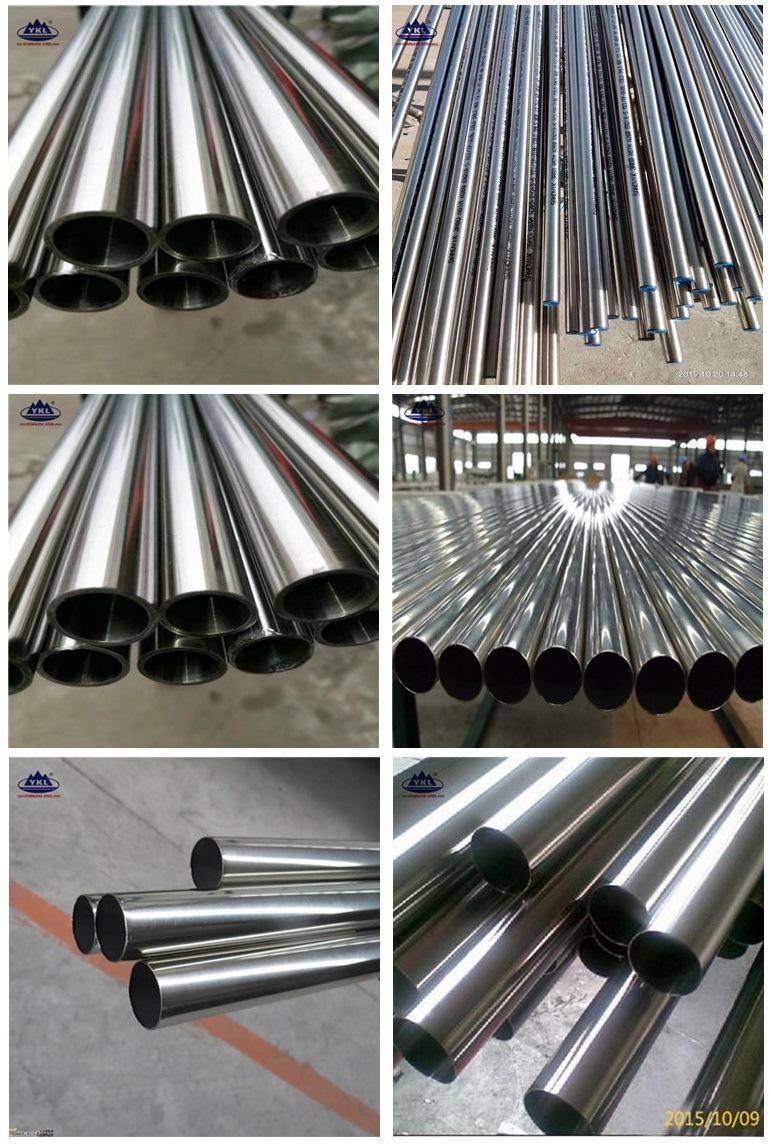 High Quality Factory Price Polished Seamless Stainless Steel Round Pipe