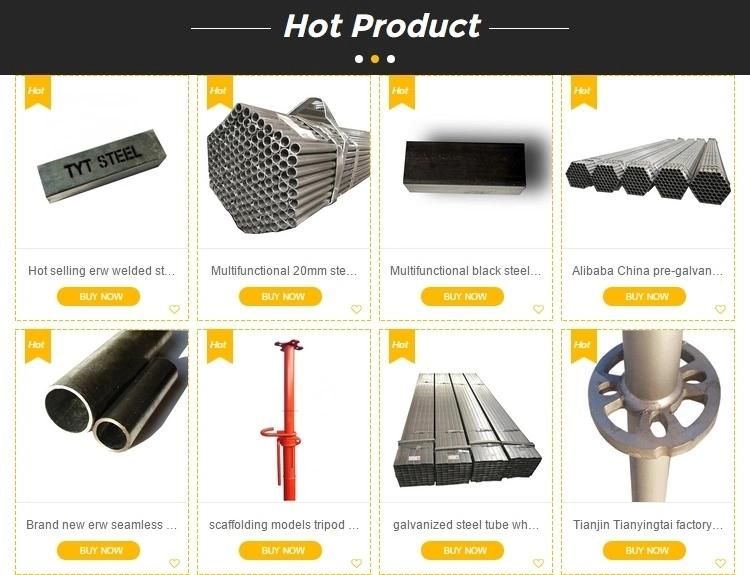 Tyt HDG Round Pipe Hot DIP Galvanised Steel Q235B Carbon Pipe