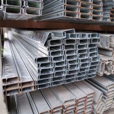 Manufacturer Q235B Q345b Galvanized C Channel Steel with 6m Length From China