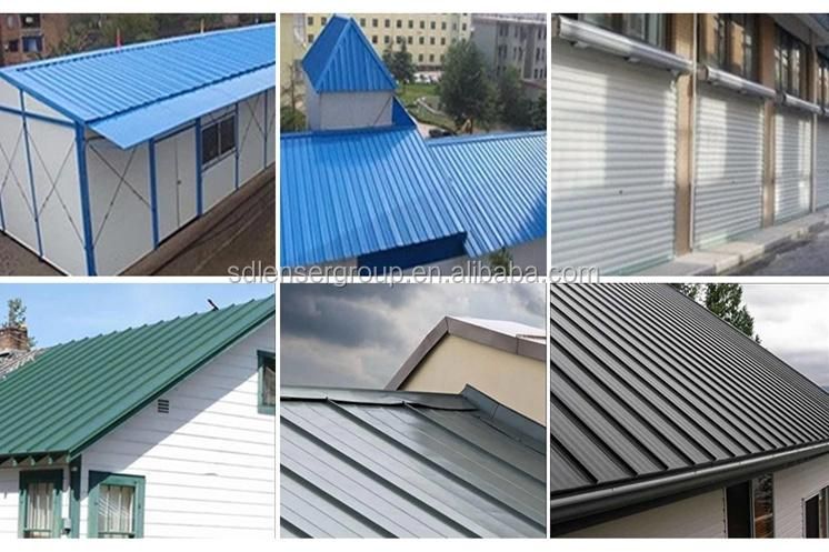 Zinc Coated Metal Corrugated Aluminum Roof Sheet Boardaluminum Roofing for Prefab House