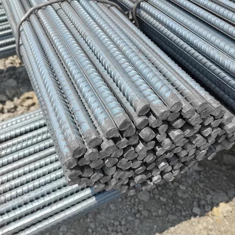 High Quality ASTM Q235 Q345 Concrete Iron Rod Carbon Steel Rebars for Civil Engineering Construction