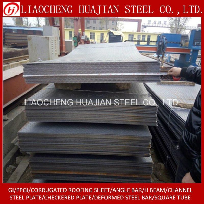 A36 Hot Rolled Mild Steel Plate with Checkered