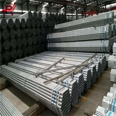 SAE 1008 1010 1020 Hot DIP Galvanized Round Steel Pipe / Gi Pipe Pre Galvanized Steel Pipe Galvanized Tube