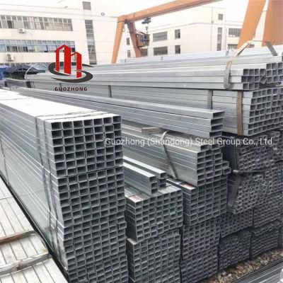 Hot Dipped High Zinc Coating Gi Pipe Tube Galvanized Square Steel