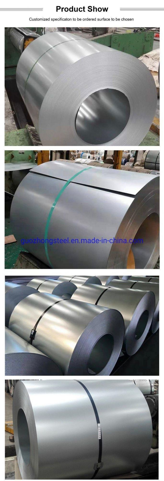 Gi Coil Ss400 Q235A ASTM A283m Hot Rolled Galvanized Steel Coil