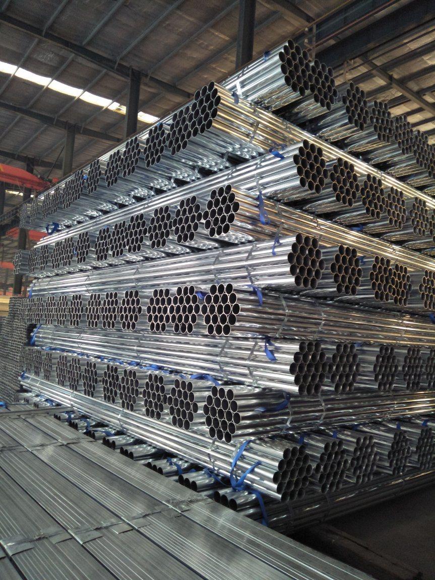 Gi Tubes Galvanized Steel Pipe Scaffolding Round Steel Pipe for Building ASTM BS