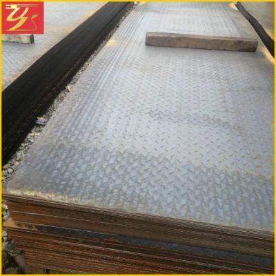 Ms Carbon Steel Tear Drop Chequered S275jr Ss400 A36 Q235 Checkered Steel Plate Price