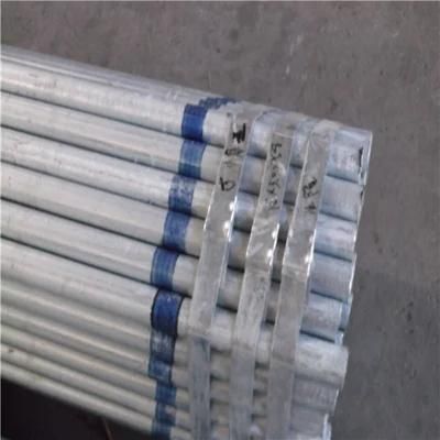 ASTM A53 Schedule 40 Galvanized Steel Pipe, Gi Steel Tubes Zn Coating 60-400G/M2