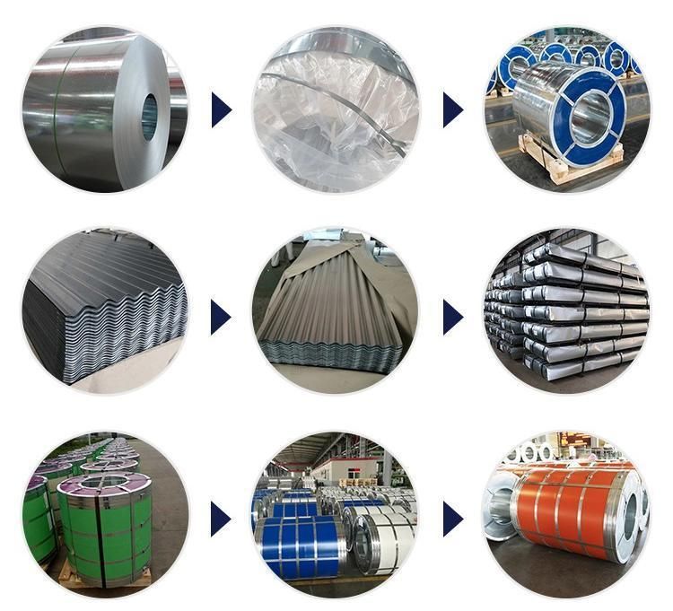 Ral Color Coated SGCC Gi Prepainted Galvanized Steel Coil PPGI