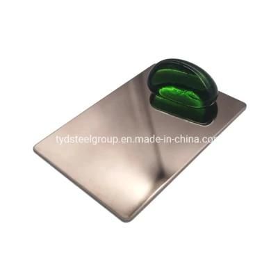 Factory Direct Chrome PVD Color Coated 430 2b Ba Vibration Decoration 4X8 Inox Austenitic Stainless Steel Sheet Best Price