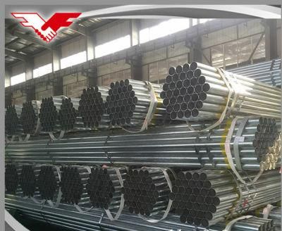 En39/ BS1387/ ASTM A53 Hot Dipped Galvanized Steel Pipes Used for Liquid Transport and Construction