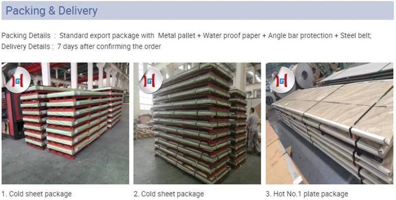 Chinese Steel SUS AISI 304 316L 310S 316ti 317L 430 410s 3cr12 420 8K Mirror Hl No. Stainless Steel Plate / Stainless Steel Sheet