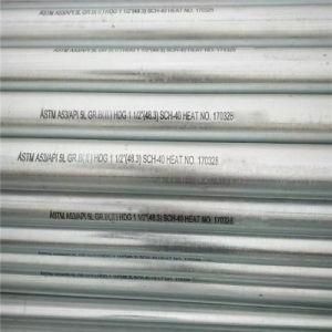Gi Pregalvanzied Welded Square Steel Pipe /Zinc Code 275g