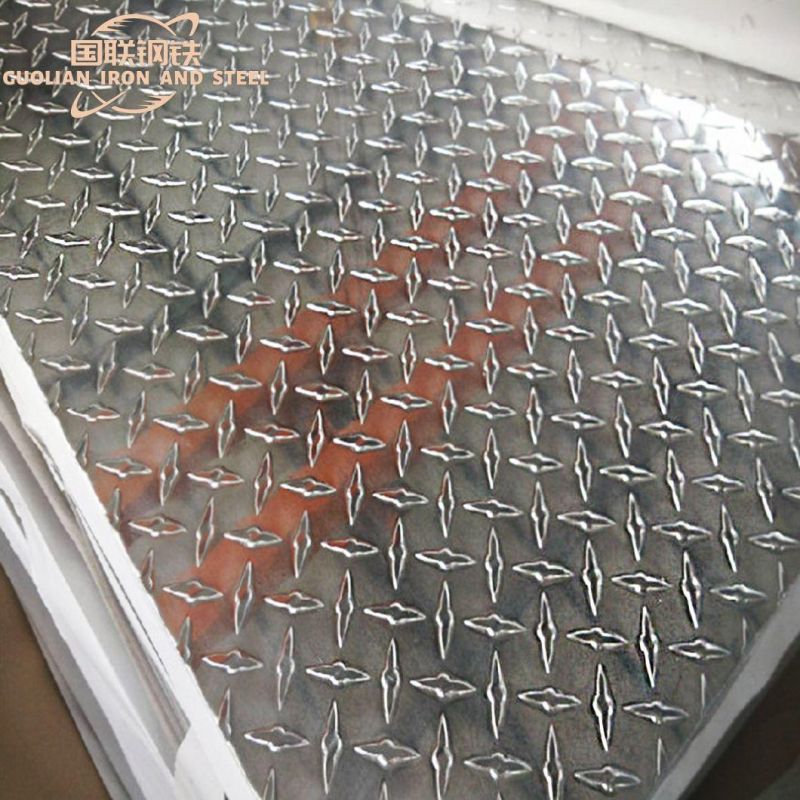 Aluminum Checker Plate Anti-Skid Aluminium Skid-Proof Plate Aluminum Diamond Tread Plate for Stair