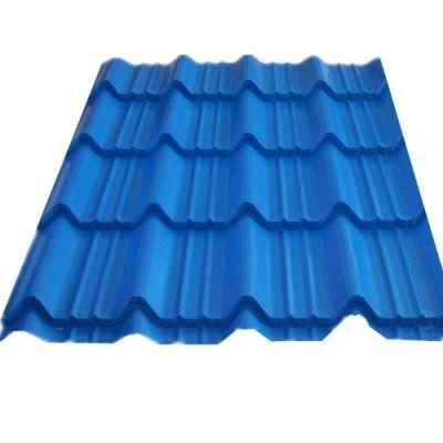Z30 Sea Blue 828mm PPGI Corrugated Steel Roofing Sheet