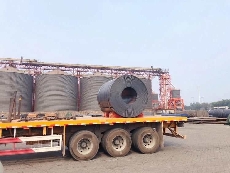 Prime Hot Rolled Alloy Black Iron Steel Sheet in Coils Hr Coil for Structure Fabrication and Pipe