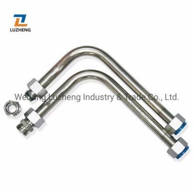 High Pressure Oil Pipe Assembly as Per Q235B DIN2391 with Zinc Coating