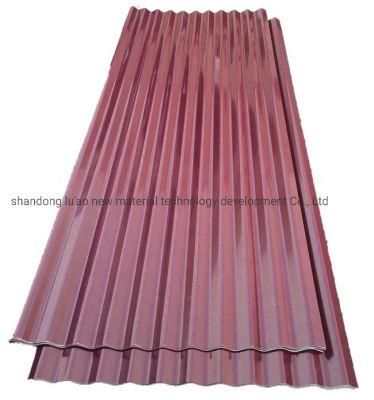 Color Coated Galvanized Steel Corrugated Roofing Sheet as Ral 3002 ASTM A527 A526 G90 Z275 Tin Zinc Plate