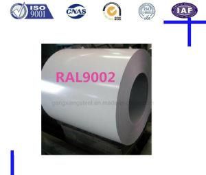 PPGI Coils, Color Coated Steel Coil, Ral9002 White Prepainted Galvanized Steel Coil