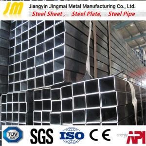 ERW Square Welding Steel Pipe/Galvanized Rectangular Tube/Rectangular Pipe for Construction Materials