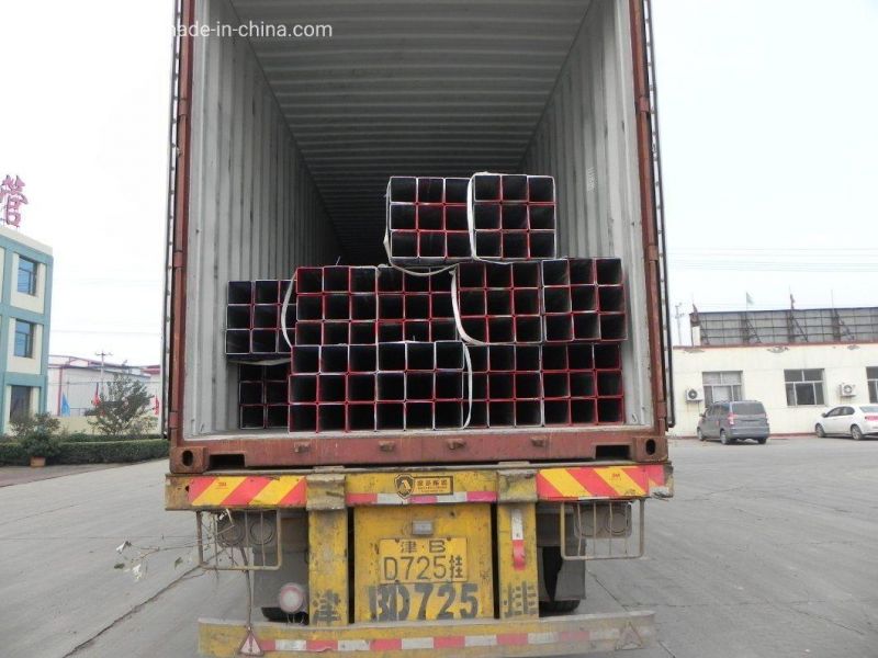 Shs Rhs ERW Seamless Black Carbon Square/Rectangular Steel Pipe/Tube