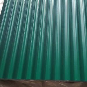 Color Coated Sheet Metal Corrugated Roofing Sheet